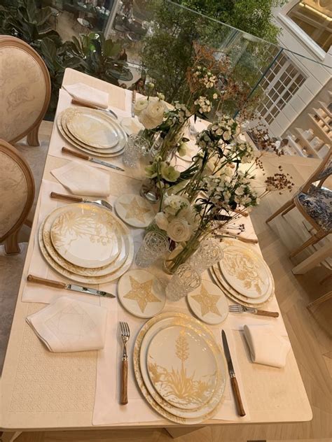 dior dishset|christian Dior table arrangements.